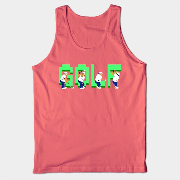 Pixel Golf Tank Top by The Pixel League